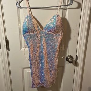 Sequin Mini Dress